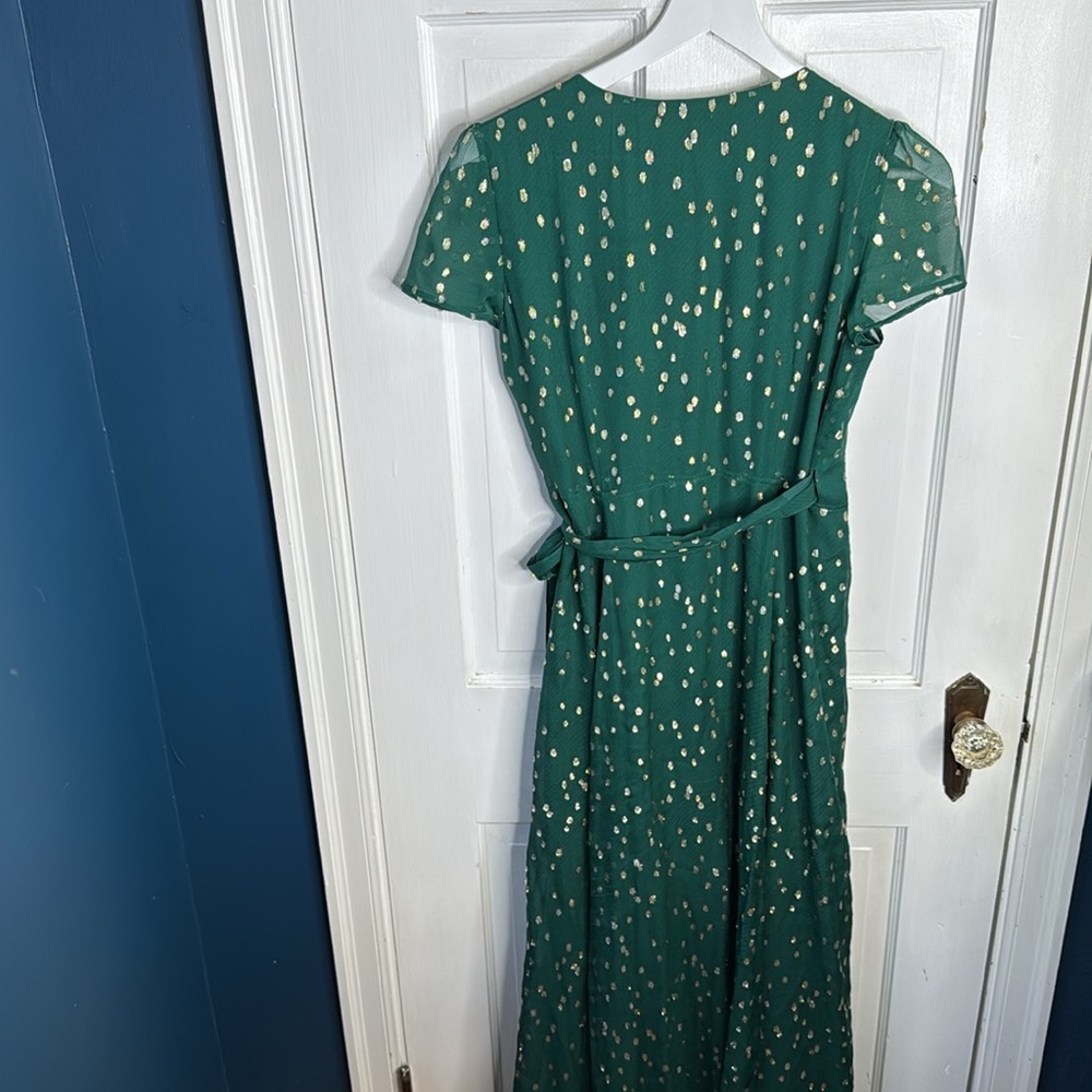 SEZANE Robe Armelle Maxi Wrap Dress Style-Hunting W1480 Sz 36 FR or 4 US - Picture 9 of 14